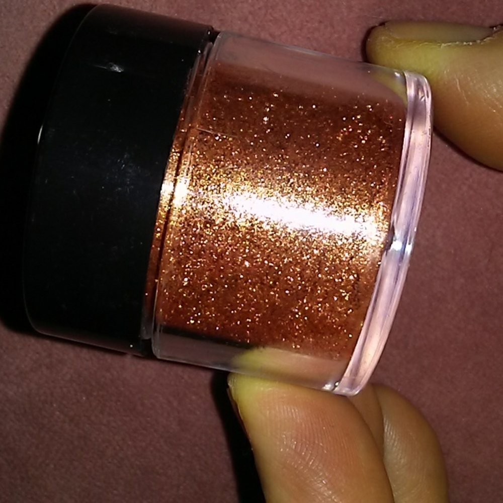 Copper Loose Eyeshadow Powder Cosmetic Grade Fine Mica Sparkle Nail Art Ecru